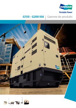 डीजल पावर जनरेटर Doosan G200-IIIA 