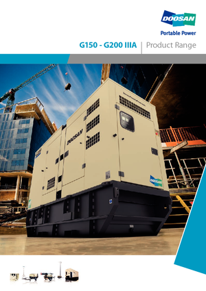डीजल पावर जनरेटर Doosan G200-IIIA 