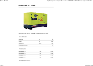 डीजल पावर जनरेटर PRAMAC Lifter GSW 45 Y