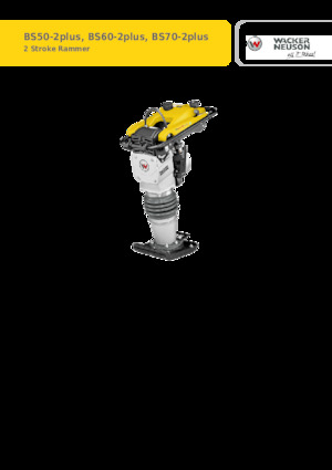 गैसोलीन और डीजल रैमर Wacker Neuson BS50-2plus 6