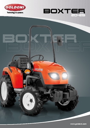 2WD ट्रैक्टर Goldoni Boxter 20