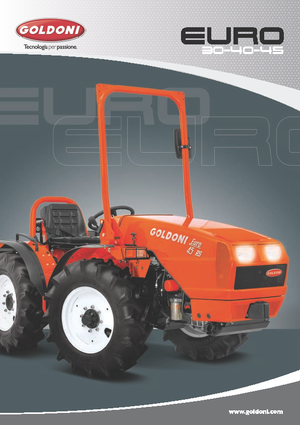 2WD ट्रैक्टर Goldoni Euro 40 RS EVO
