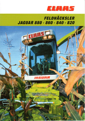 4WD फोरेज हार्वेस्टर Claas Jaguar 860