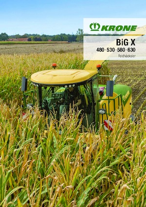2WD फोरेज हार्वेस्टर Krone BiG X 480