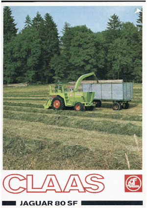 2WD फोरेज हार्वेस्टर Claas JAGUAR 80 SF