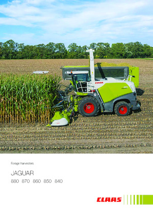 2WD फोरेज हार्वेस्टर Claas Jaguar 850