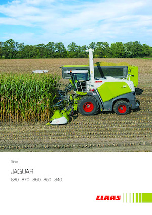 2WD फोरेज हार्वेस्टर Claas Jaguar 850