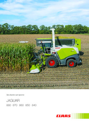 2WD फोरेज हार्वेस्टर Claas Jaguar 850