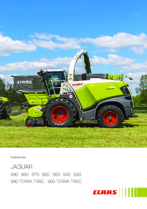 2WD फोरेज हार्वेस्टर Claas Jaguar 930
