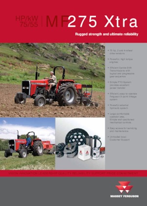 2WD ट्रैक्टर Massey Ferguson MF 275 Xtra