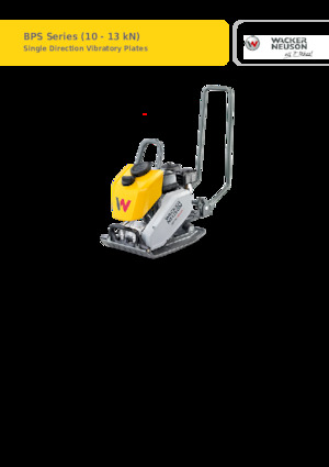 गैसोलीन और डीजल रैमर Wacker Neuson BPS1340A