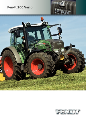 4WD ट्रैक्टर Fendt 210 F Vario
