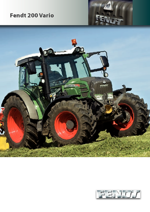 4WD ट्रैक्टर Fendt 210 F Vario