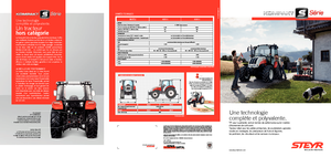 4WD ट्रैक्टर Steyr 4055 Kompakt S Basis