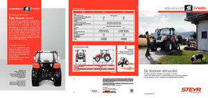 4WD ट्रैक्टर Steyr 4055 Kompakt S Basis