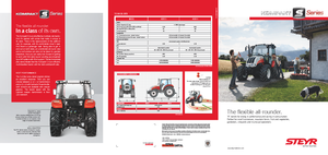 4WD ट्रैक्टर Steyr 4055 Kompakt S Basis