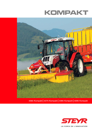 4WD ट्रैक्टर Steyr 4085 Kompakt Komfort 1