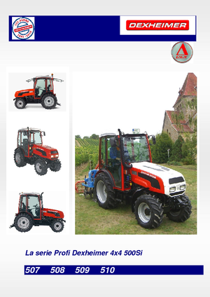 4WD ट्रैक्टर Dexheimer 509 Si