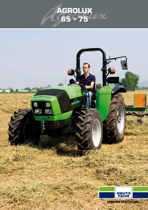4WD ट्रैक्टर DEUTZ-FAHR Agrolux 75