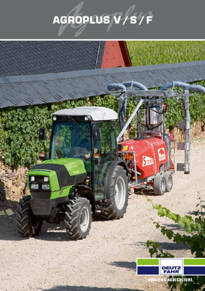 4WD ट्रैक्टर DEUTZ-FAHR Agroplus V 420 DT