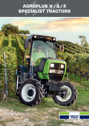 4WD ट्रैक्टर DEUTZ-FAHR Agroplus F 410 DT
