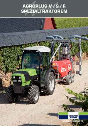 4WD ट्रैक्टर DEUTZ-FAHR Agroplus F 410 DT