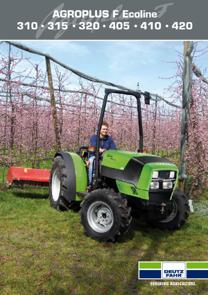 4WD ट्रैक्टर DEUTZ-FAHR Agroplus F 410 Ec. DT