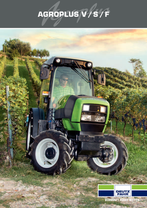 4WD ट्रैक्टर DEUTZ-FAHR Agroplus V 330 DT