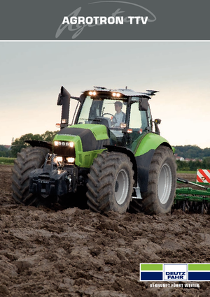4WD ट्रैक्टर DEUTZ-FAHR Agrotron TTV 610 DCR