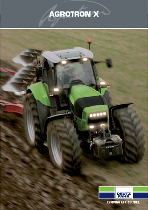 4WD ट्रैक्टर DEUTZ-FAHR Agrotron X 710 DCR