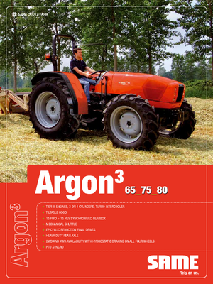 4WD ट्रैक्टर SAME Argon ³ 65