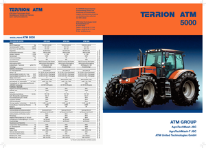 4WD ट्रैक्टर Terrion ATM 5280