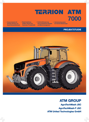 4WD ट्रैक्टर Terrion ATM 7360