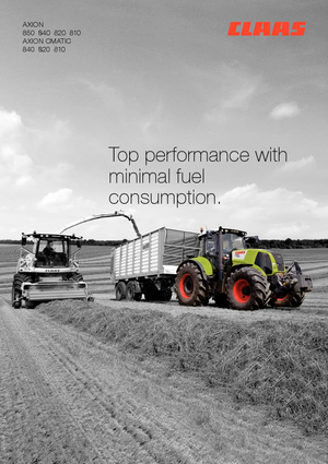 4WD ट्रैक्टर Claas Axion 820