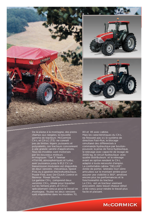 4WD ट्रैक्टर McCormick CX 70 LC