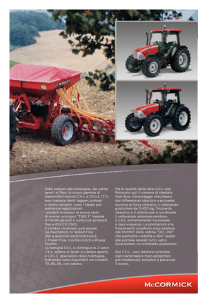 4WD ट्रैक्टर McCormick CX 70 LC