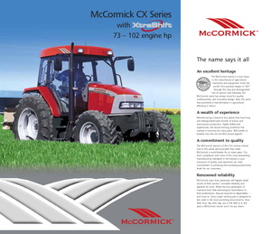 4WD ट्रैक्टर McCormick CX 75