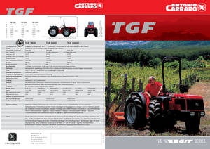 4WD ट्रैक्टर Carraro Ergit TGF 7800