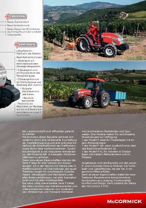 4WD ट्रैक्टर McCormick F 70 Ge