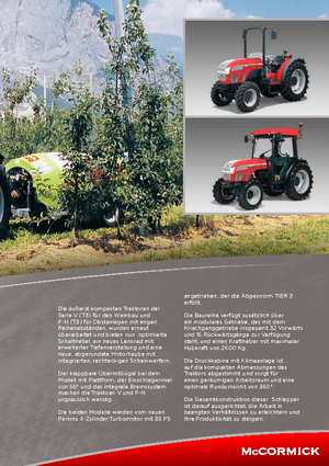 4WD ट्रैक्टर McCormick V90