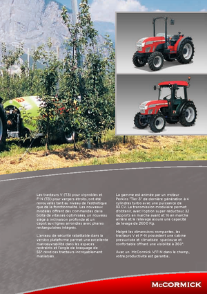 4WD ट्रैक्टर McCormick F90N