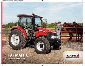 4WD ट्रैक्टर Case IH Farmall 65 C Rops Komfort