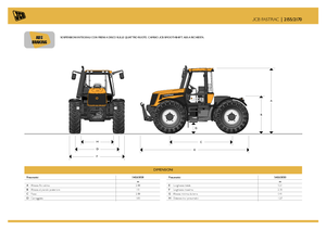 4WD ट्रैक्टर JCB Fastrac 2170-4WS