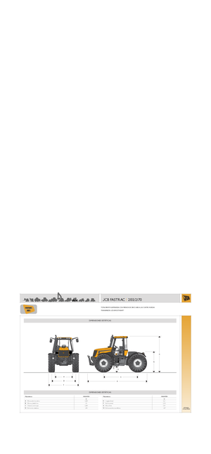 4WD ट्रैक्टर JCB Fastrac 2155-4WS