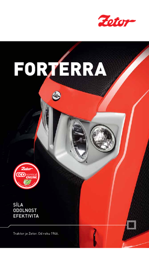 4WD ट्रैक्टर Zetor Forterra 105