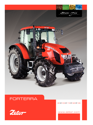 4WD ट्रैक्टर Zetor Forterra 140 HD