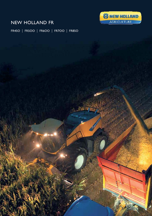 4WD फोरेज हार्वेस्टर New Holland FR 850