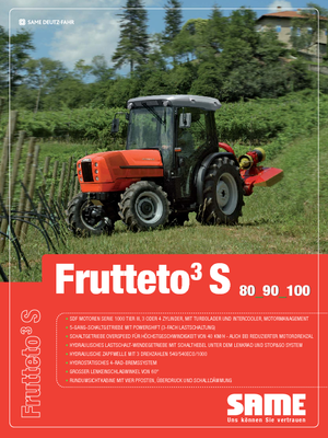 4WD ट्रैक्टर SAME Frutteto³ S 100 GS DT