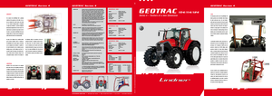 4WD ट्रैक्टर Lindner Geotrac 114
