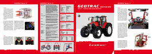 4WD ट्रैक्टर Lindner Geotrac 114